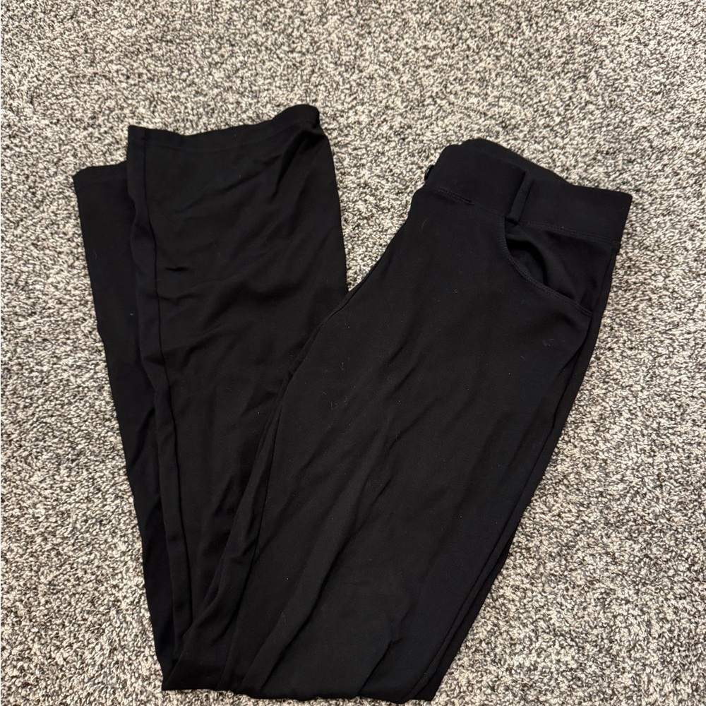 Black legging dress pants